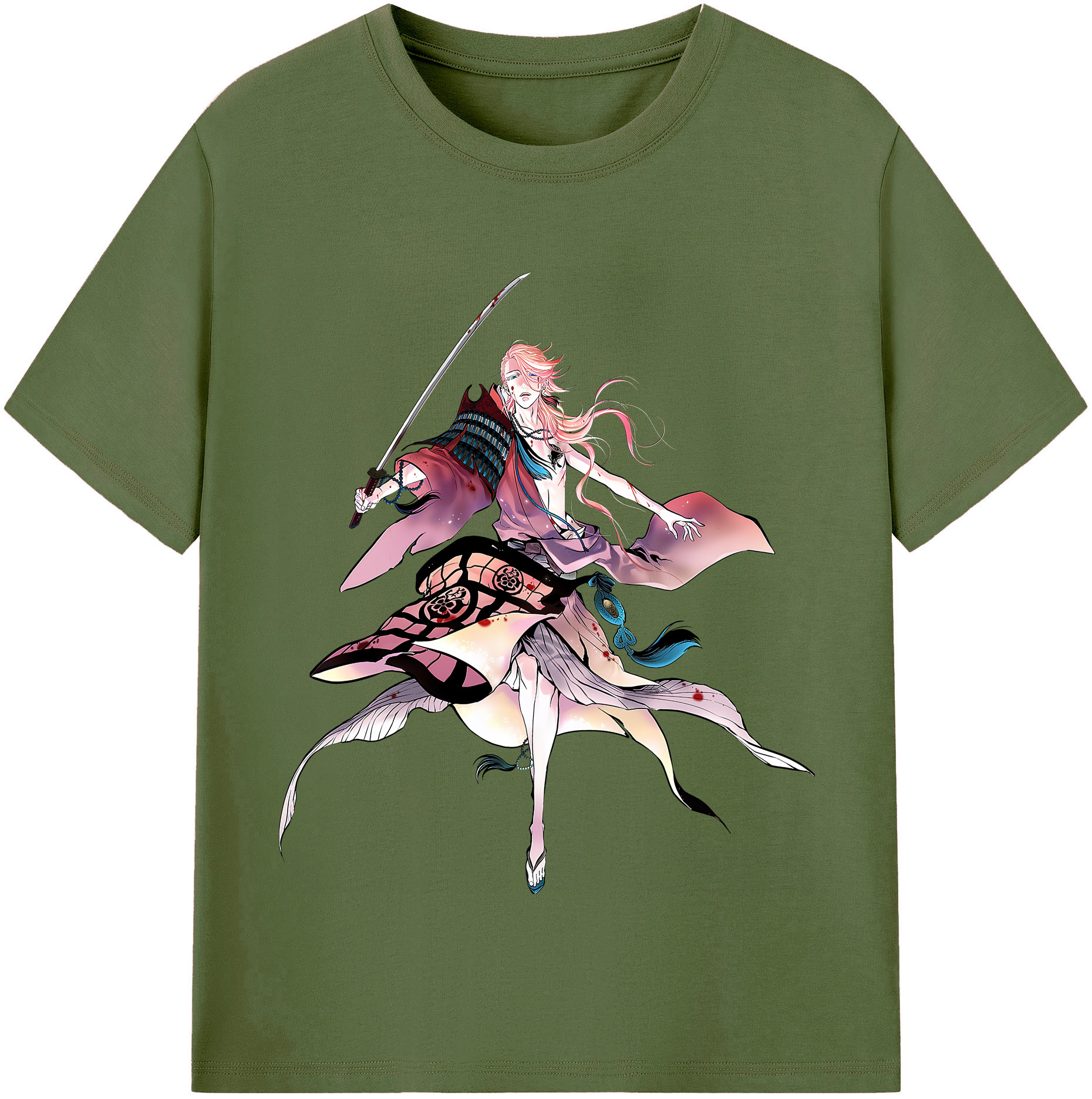 （画像用） 刀剣乱舞 Touken Ranbu 綿100％半袖Tシャツ（フロントプリント）